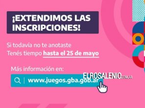 Se extendió la inscripción a los Juegos Bonaerenses 2025 hasta el 25 de mayo 