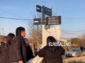 Una calle interna del ATE 5, lleva ahora el nombre de calle “Mercedes Castaño de Burchakchl“