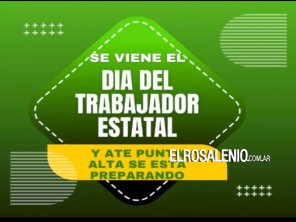  ATE sorteará $1.200.000 entre sus afiliados puntaltenses por el “Día del trabajador estatal”