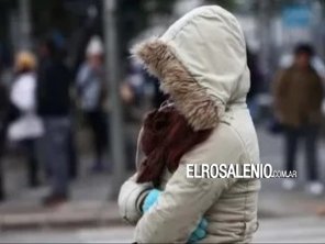 Llegó la ola de frío a la ciudad