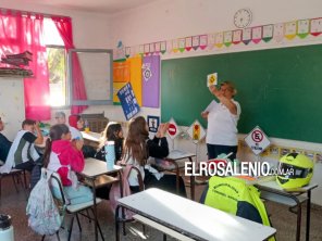 Se iniciaron charlas de educación vial en escuelas de todo el distrito 