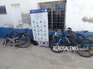 Secuestraron 6 bicicletas por averiguación de procedencia