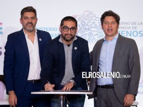 Aristimuño firmó convenio con Kicillof para traer la Diplomatura en Hidrocarburos 