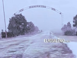 Vecinos expectantes ante la posibilidad de nieve: caída de agua-nieve y granizo en el distrito