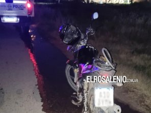 Accidente en Grünbein: una motociclista embistió a un menor de 14 años que caminaba por la banquina 