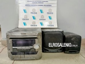 La Policía encontró un equipo de audio y busca a su propietario