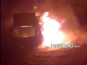 Intensa actividad de Bomberos, con incendios de dos contenedores y un auto