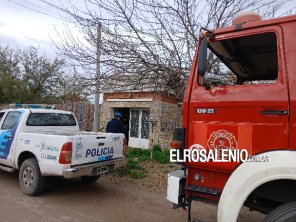 Principio de incendio en una vivienda de la zona norte