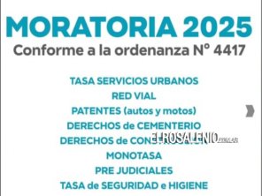 El Municipio lanzó la moratoria 2025 para regularizar deudas de tasas municipales