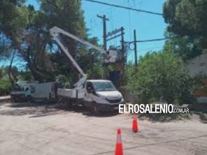 Corte programado de energía en Pehuen Co por tareas de mantenimiento