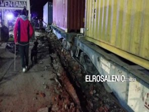 Descarriló un tren en Sierra de la Ventana