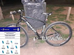  Encontraron tirada en el Parque San Martín una bicicleta denunciada como robada