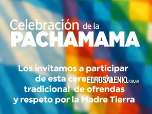 Finalmente, la celebración de la Pachamama en Estación Solier se hará este sábado