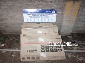 Pedro Luro: secuestraron 11 cajas de pisos que habrían sido robadas de una Obra