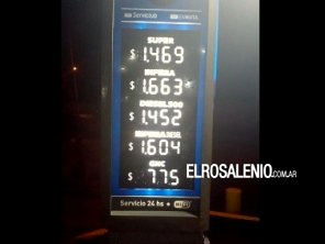 En Punta Alta, subió la Nafta Súper y bajaron los Diesel