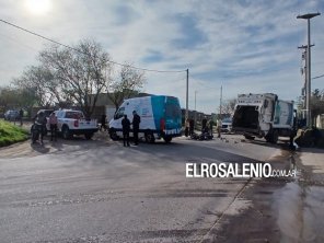 Murió un motociclista al chocar con un camión recolector