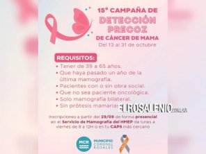 Comienza la 15° campaña de detección del Cáncer de Mamas de LALCEC
