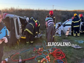 Choque en Médanos: dos víctimas fatales