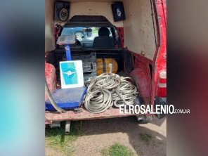Intentaba esquivar control de Villa Arias y le secuestraron más de 100kg de cables
