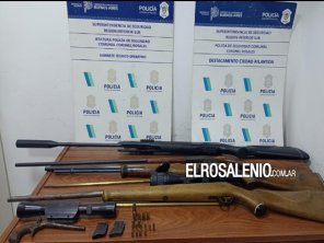 Allanamiento, aprehensión y secuestro de armas