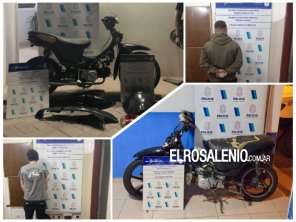 Recuperan dos motos robadas, cuando circulaban en la vía pública