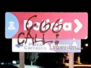 Aparecen pintadas con el “666” en Pehuen Co, a horas del incendio en la capilla