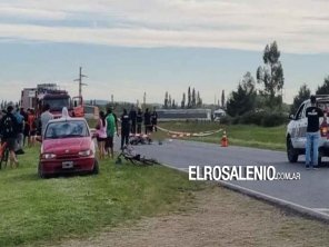 Ruta 51: murió un adolescente al chocar su moto contra un camión en Pringles