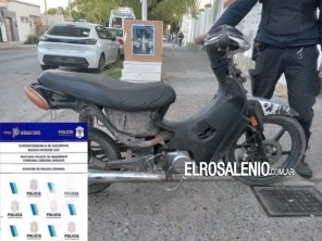 Encontraron en el Parque San Martín una moto robada
