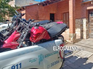 Secuestran motos robadas en domicilio de mujer policía e investigan a su hijo por los hechos