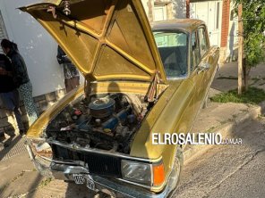 White: perdió el control del auto, subió a la vereda y atropelló a dos peatones