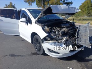 Choque en cadena entre 5 vehículos en Ruta 229 frente a Pago Chico