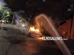 Intensa actividad de Bomberos con varios incendios de autos y pastos