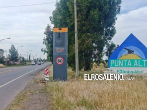 Instalaron dos tótems de control de velocidad en Ruta 229: no hacen foto multa