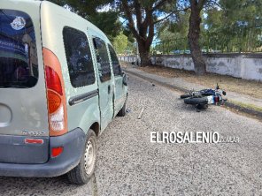 Un motociclista herido tras un choque en el centro de la ciudad
