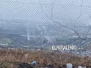 Importante nube de humo cubrió gran parte de la ciudad anoche