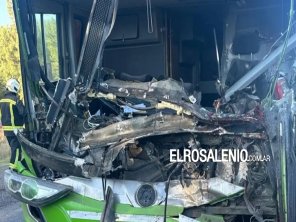  Choque en Médanos: murió el chofer de un micro de larga distancia 