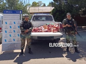 Pedro Luro: secuestran más de 240 kilos de carne