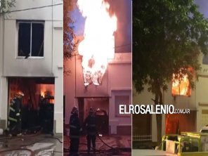 Incendio en Universitario: quiso quemar basura y prendió fuego su casa 