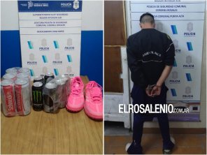 Robó latas de cerveza y botines de una casa, fue atrapado
