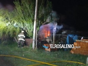 Un incendio provocó importantes daños en una vivienda de calle Pedro pico al 600