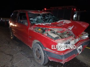 Un vehículo impactó con un caballo suelto en la ruta