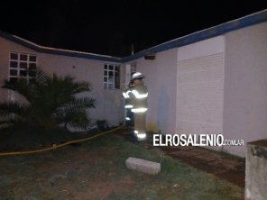 Principio de incendio en una vivienda del barrio Luiggi II