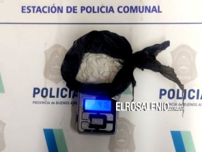 Aprehendieron a un joven tras el secuestro de más de 40 gramos de cocaína