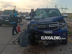 Puntaltenses protagonizaron un accidente en ruta 3 y Grünbein