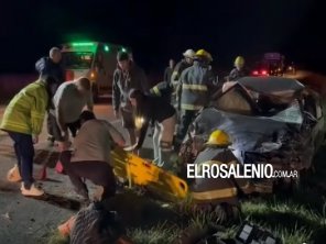 Vuelco en Ruta 51 con dos heridos