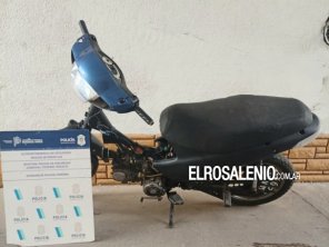 Lo aprehendieron cuando circulaba en una moto con pedido de secuestro