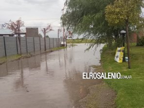 Durante esta madrugada llovió más que en todo el fin de semana