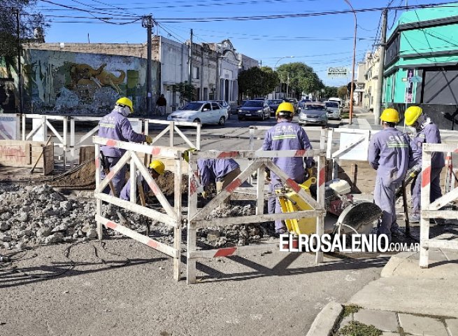 Cortes de calle por recambio de cañerías en el centro