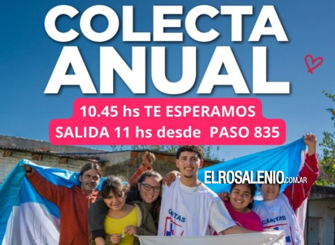 Este sábado se hará en Punta Alta la Colecta Anual de Cáritas 