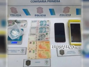  Insólito: lo detuvieron con 12 gramos de cocaína y un posnet 